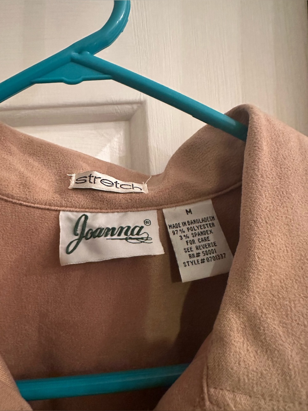 Vintage Joanna Faux Suede Maxi Shirt Dress Tan Camel Size M 70s Retro. - Picture 7 of 10